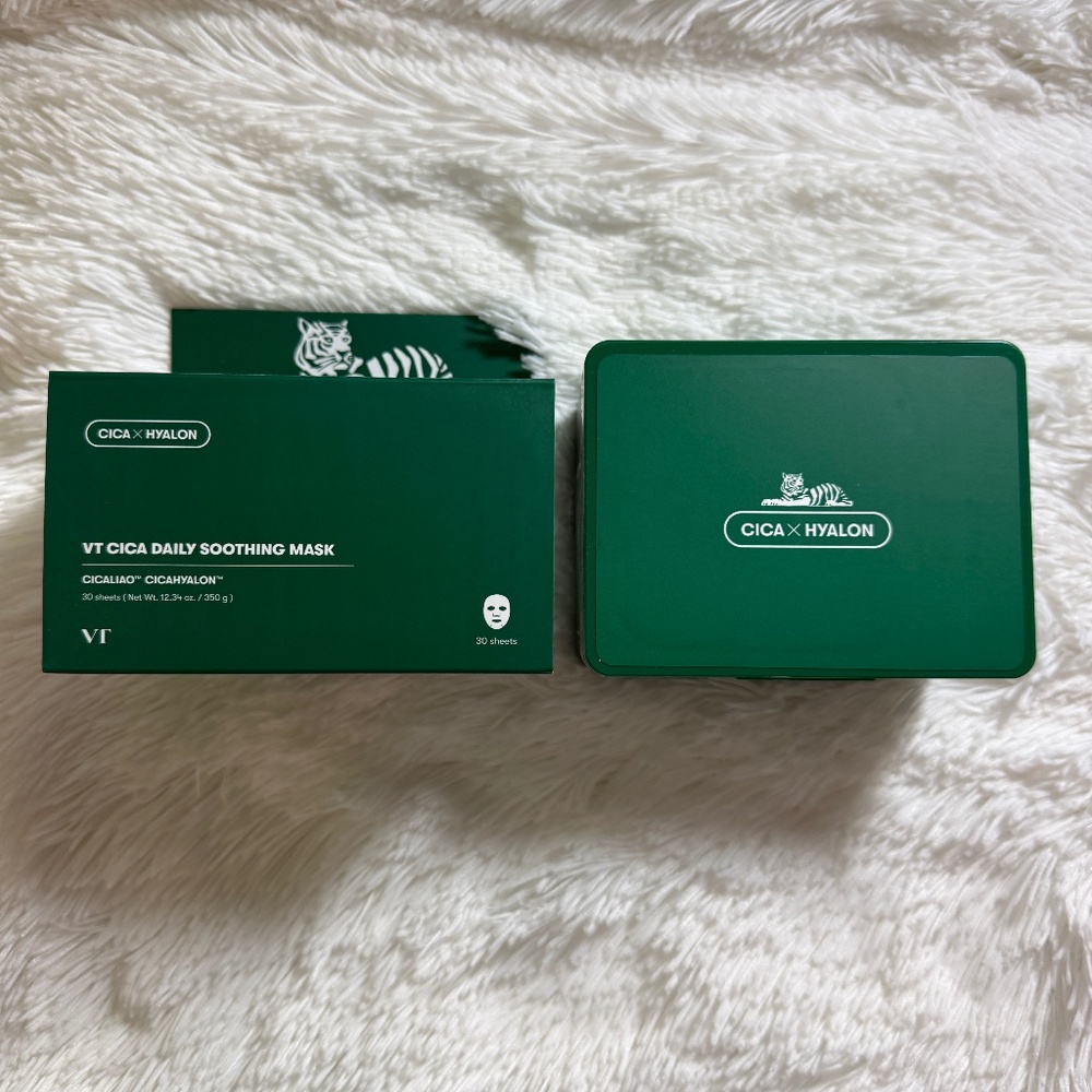 VT Cosmetics Cica Daily Soothing Masks Brand New